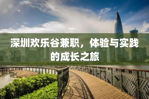 深圳欢乐谷兼职，体验与实践的成长之旅